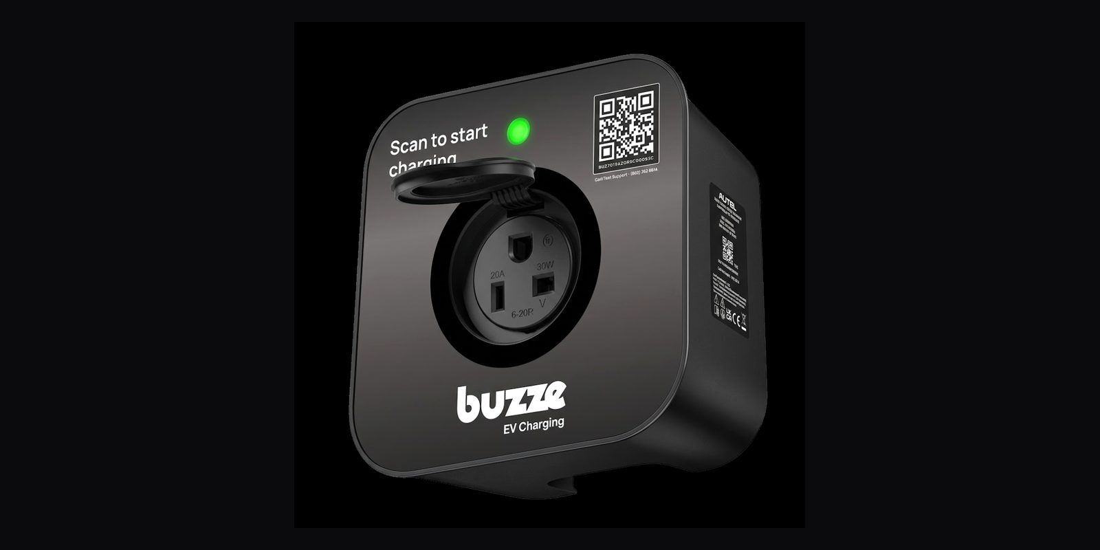 Buzze Smart Outlet, wall or pedestal mounted